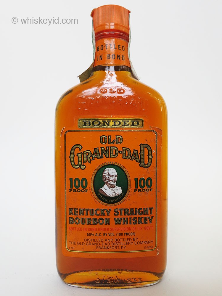 ND Old Grand Dad Bottle In Bond Bourbon, 1993 whiskey id