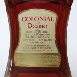 old_fitzgerald_colonial_decanter_back_label