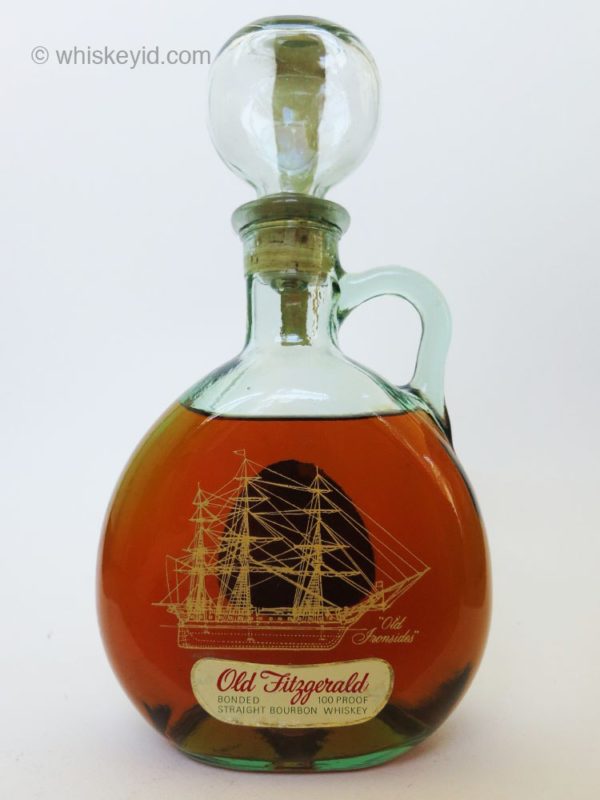 Old Fitzgerald Old Ironsides Decanter, Bottled In Bond, 1971 whiskey