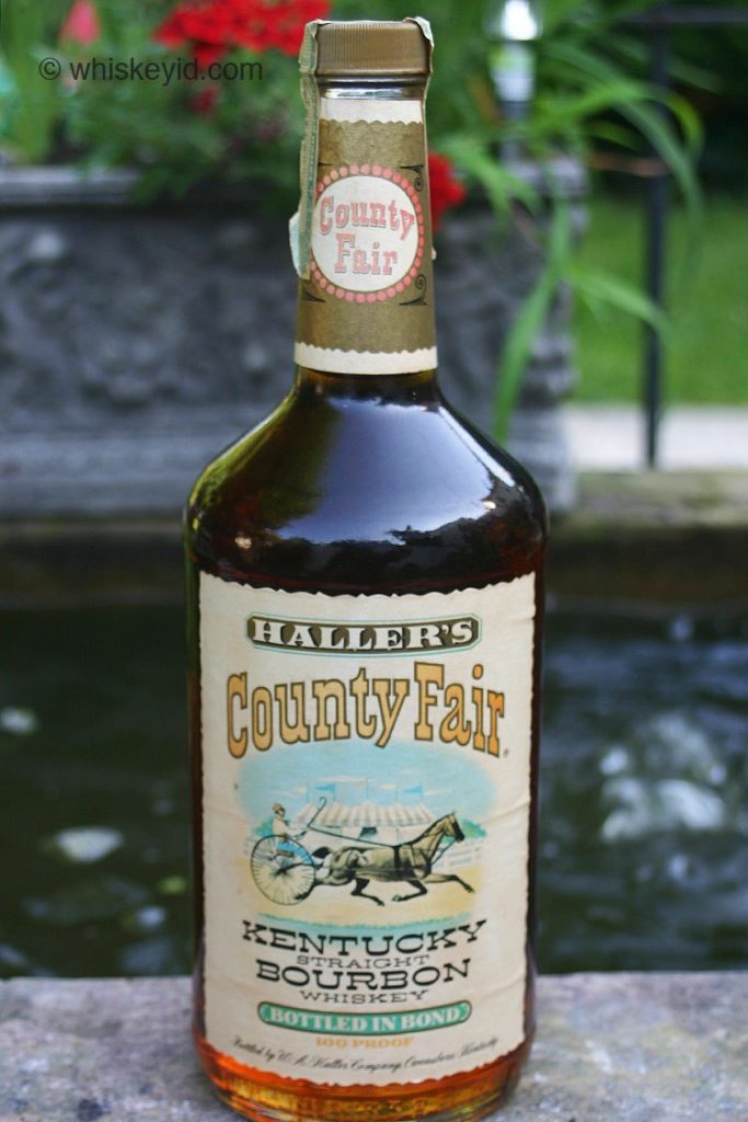 haller's county fair medley bourbon bonded - front