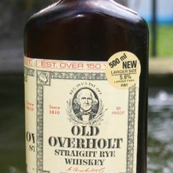 old overholt rye whiskey 1979 - front
