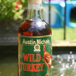wild turkey rye whiskey christmas bottle 1992 - front