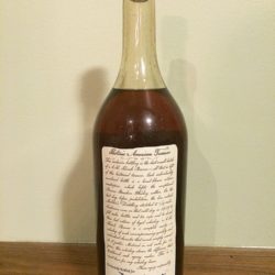a.h. hirsch 16 year bourbon humidor bottle - back