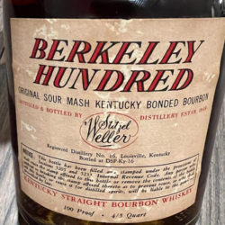 berkeley_hundred_10_year_stitzel_weller_bonded_bourbon_1952_1962_back_label