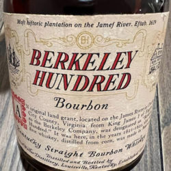 berkeley_hundred_10_year_stitzel_weller_bonded_bourbon_1952_1962_front_label