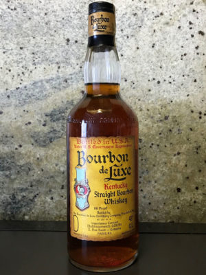 bourbon_deluxe_86_proof_french_export_1962-1967_front | whiskey id