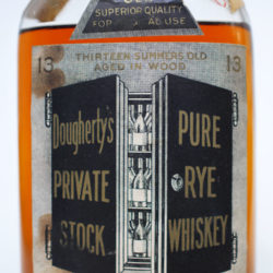 doughertys_private_stock_rye_whiskey_medicinal_front_label