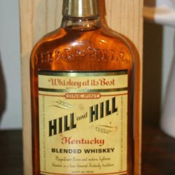 hill and hill blended whiskey 1964 - front