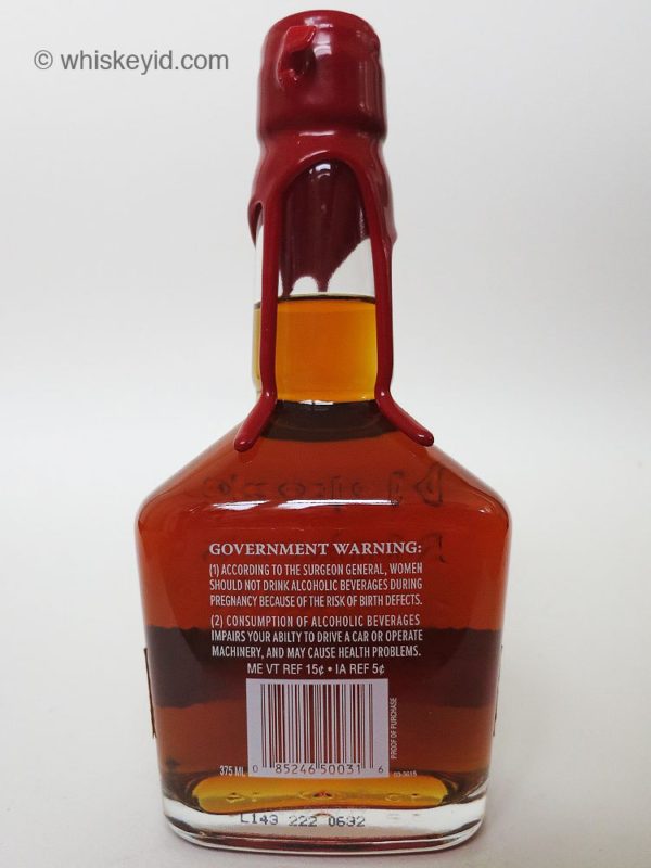 makers_mark_cask_strength_2014_back whiskey id identify vintage and
