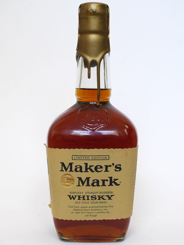 makers_mark_limited_edition_gold_wax_101_proof_1984_front whiskey id