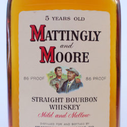 mattingly_and_moore_5_year_86_proof_bourbon_half_pint_1966_front_label