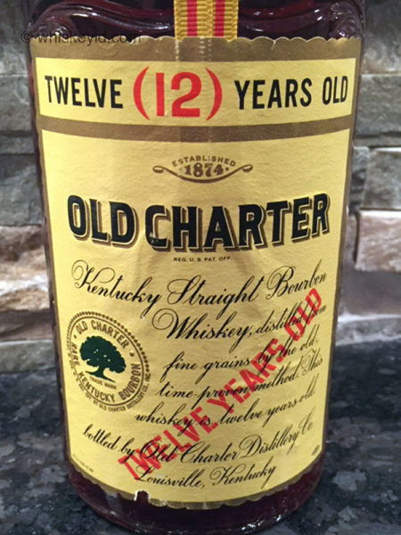 old-charter-12-year-bourbon-1967-front-label-whiskey-id-identify