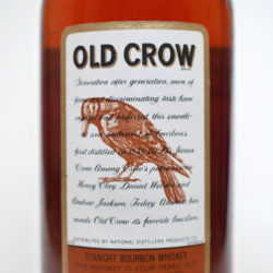 old_crow_4_year_86_proof_bourbon_1970_back_label