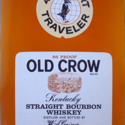 old_crow_86_proof_traveler_1967_front_label