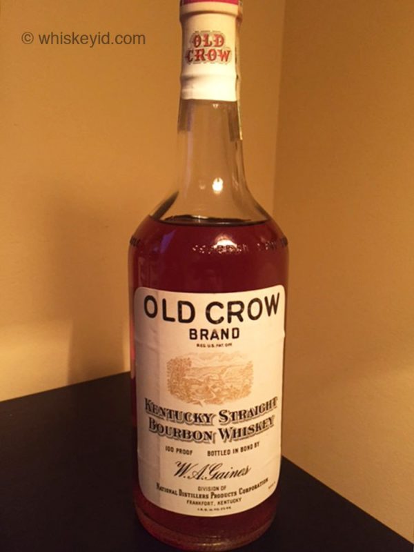 old_crow_bonded_bourbon_1946_front whiskey id identify vintage and