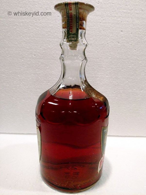old_fitzgerald_bonded_diamond_decanter_1951_side2 whiskey id identify vintage and