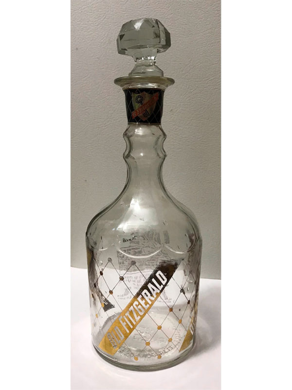 old_fitzgerald_diamond_bourbon_decanter_bonded_1953_front whiskey id identify vintage and