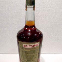 old fitzgerald prime 7 year 1970 back