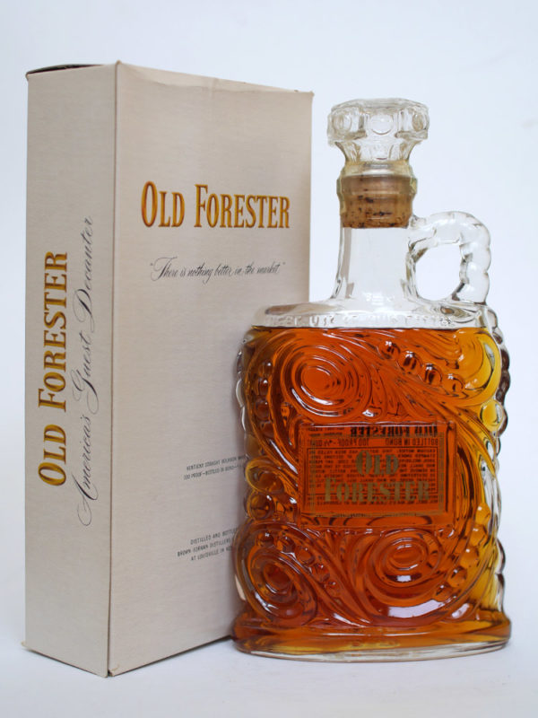 old_forester_bonded_bourbon_decanter_19481952_with_gift_box whiskey