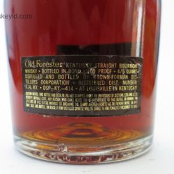 old_forester_bonded_decanter_1965_back_label