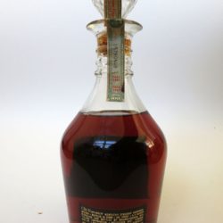 old forester decanter bonded bourbon 1965 back