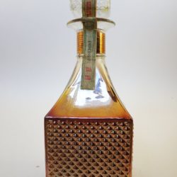 old forester decanter bonded bourbon 1968 back