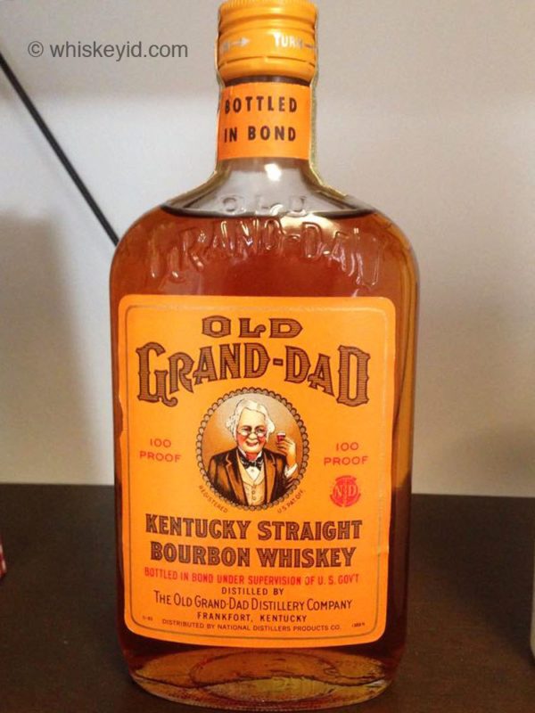 Old_grand_dad_bonded_pint_1961_front | Whiskey Id - Identify Vintage ...