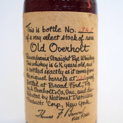 old_overholt_very_select_stock_pennsylvania_rye_barrel_proof_front_label