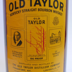 old_taylor_4_year_86_proof_bourbon_gallon_1964_front_label