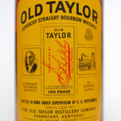 old_taylor_bonded_bourbon_1955-1960_front_label