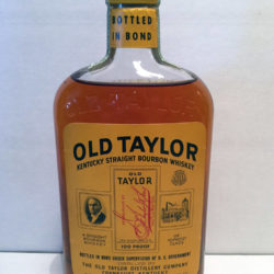 old_taylor_bonded_bourbon_pint_1955-1960_front