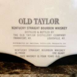 old_taylor_bourbon_distillery_replica_decnater_1968_back_label