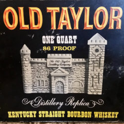 old_taylor_bourbon_distillery_replica_decnater_1968_box
