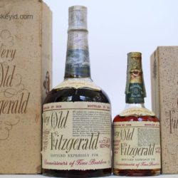 very old fitzgerald 1958 half pint and 4/5 quart