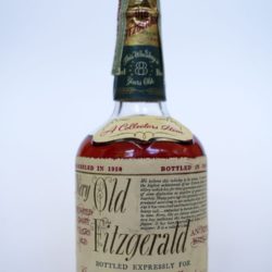 very old fitzgerald bourbon 1958 half pint front