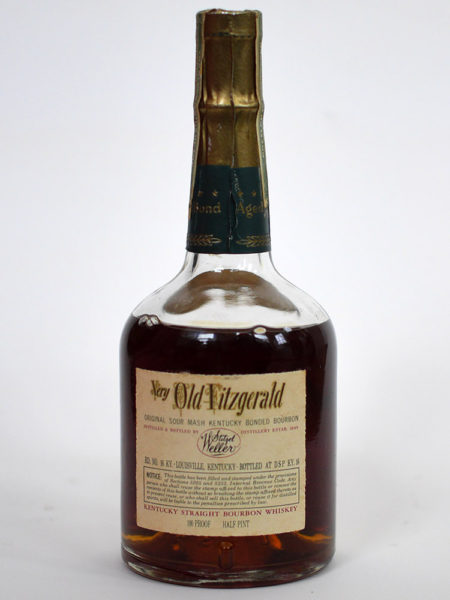 very_old_fitzgerald_8_year_bourbon_half_pint_1959-1967_back | whiskey ...