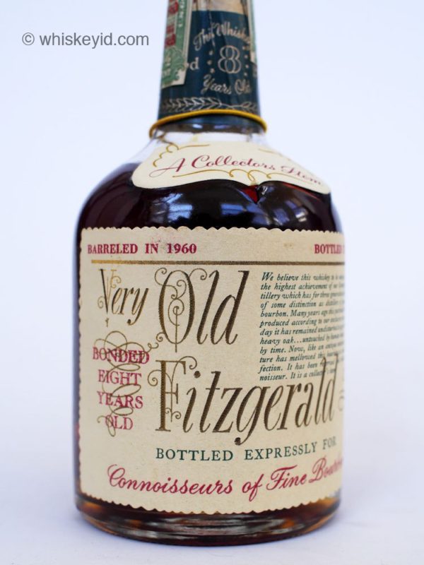very_old_fitzgerald_8_year_bourbon_half_pint_1968_side1 whiskey id