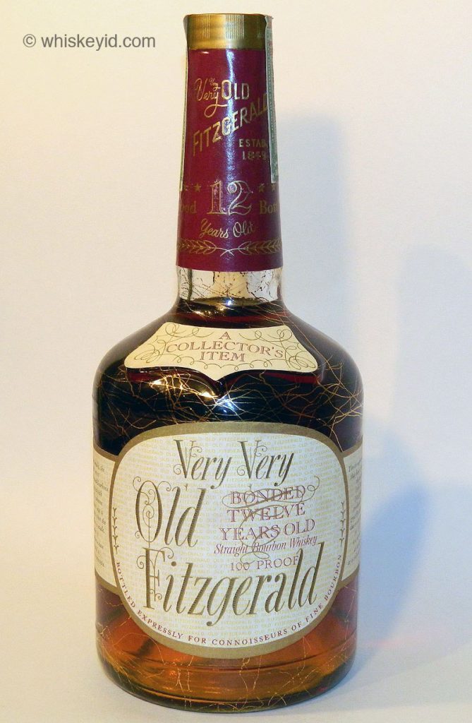 very very old fitzgerald bourbon 12 year 1978 - front