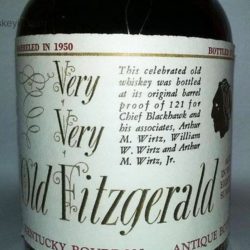 very_very_old_fitzgerald_18_blackhawks_bourbon_121_proof_front_label