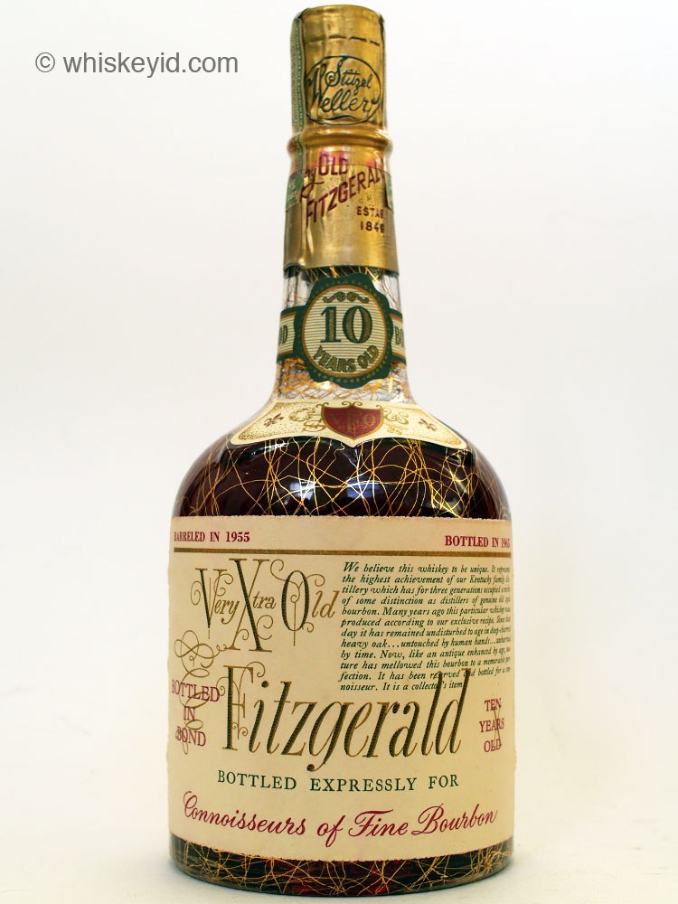 very_xtra_old_fitzgerald_10_bourbon_1965_front | whiskey id - identify ...