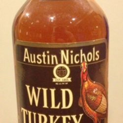wild turkey 86 proof - front label