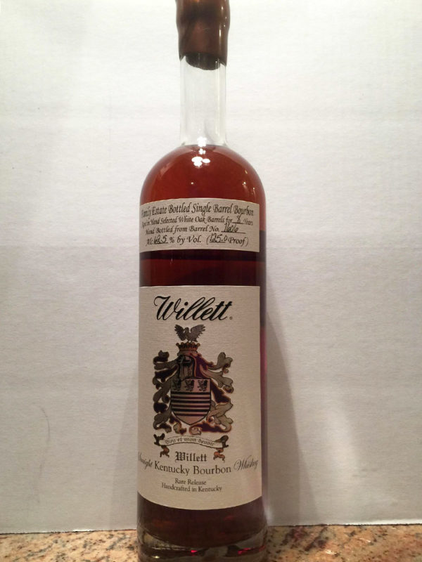 willett_8_year_bourbon_barrel_1606_martin_wine_cellar_front whiskey