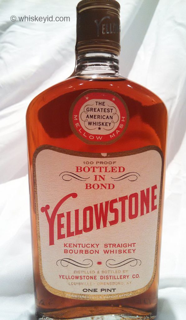 yellowstone bonded bourbon 1963 - front